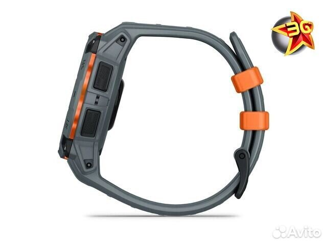 Часы Garmin Instinct 3 45 mm Solar Grey Twilight 010-02934-01