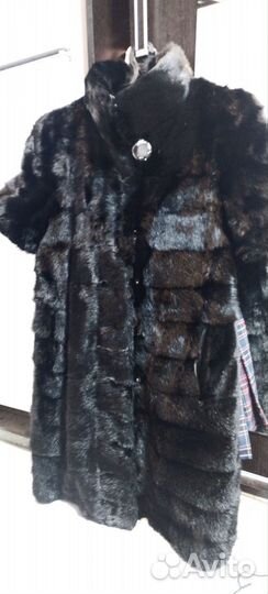 Шуба норковая 42 44 поперечка