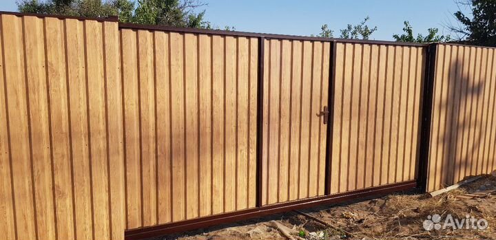 Забор и навес под ключ для дома и дачи