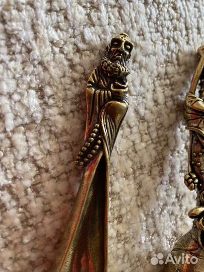 Латунная ложечка для кухни