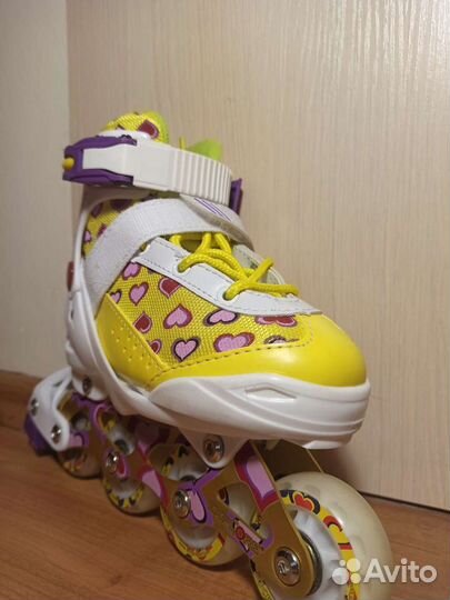 Роликовые коньки детские раздвижные