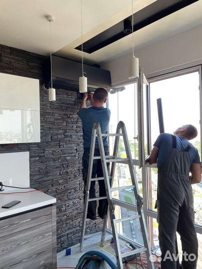 Монтаж вентиляции, кондиционеров, автоматика