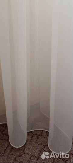 Тюль вуаль с утяжелителем/Турция