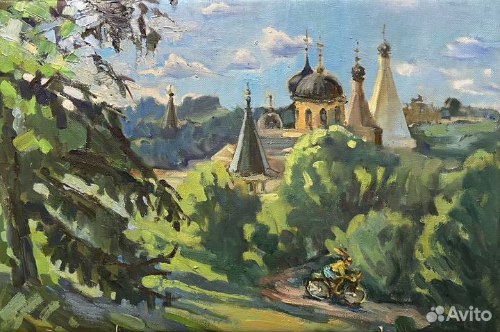 Картина маслом Пейзаж Солнечный день