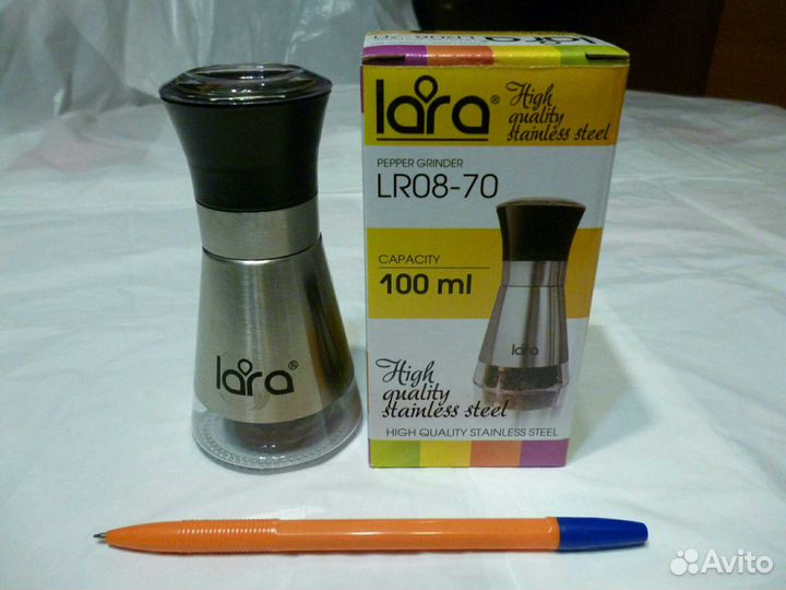 Мельнички для перца 100 мл, 200 мл новые