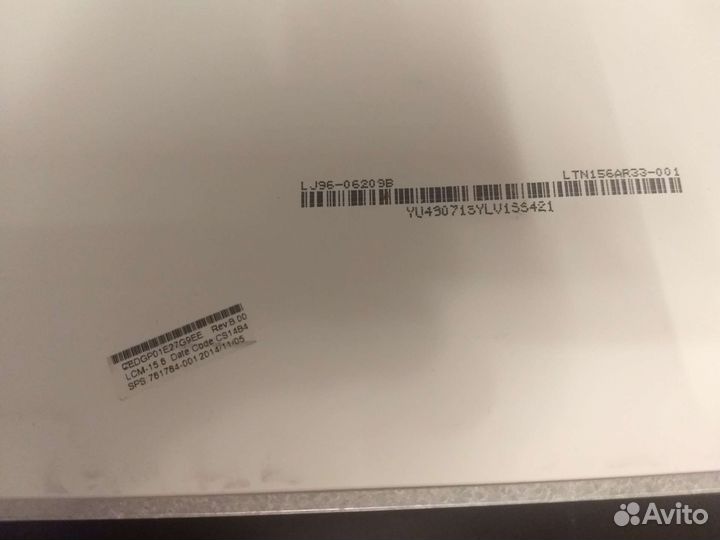 Матрица для ноутбука 15.6 оригинал hp 350 g1 пятна