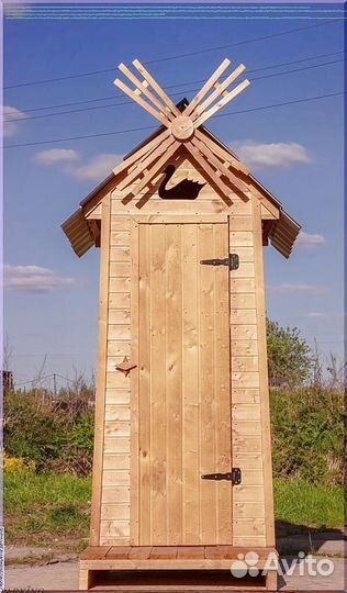 Дачный туалет с лебедем двг 968