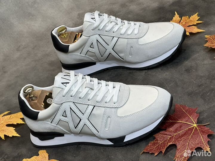 Кроссовки мужские armani exchange белые