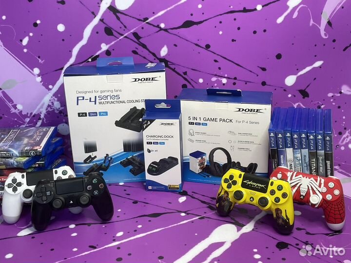 Sony playstation 4 slim Гарантия \ 140 Игр