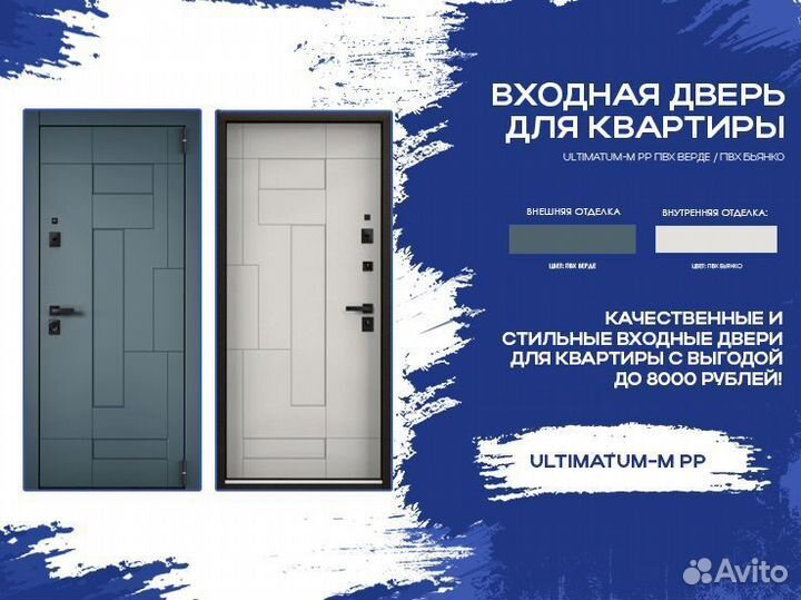 Дверь входная с терморазрывомм