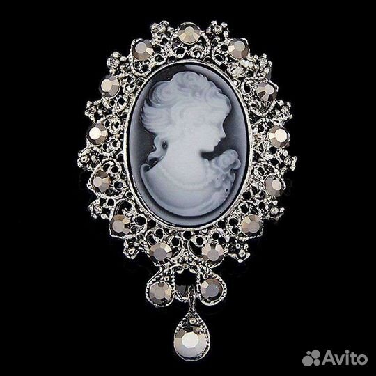 Брошь камея Италия