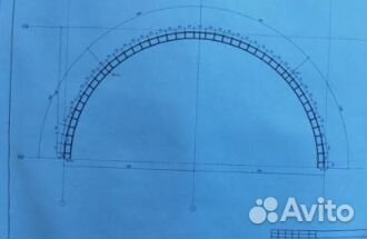 Фермы для арочного ангара 12х6