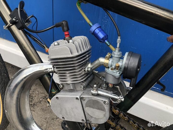 Велосипед с мотором f80 веломотор