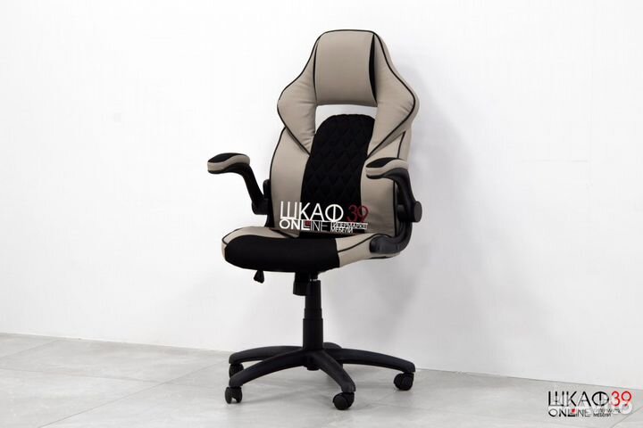 Q-372 Кресло компьютерное signal черный\бежевый (П