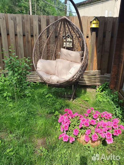 Подушки на садовые качели и мебель из ротанга