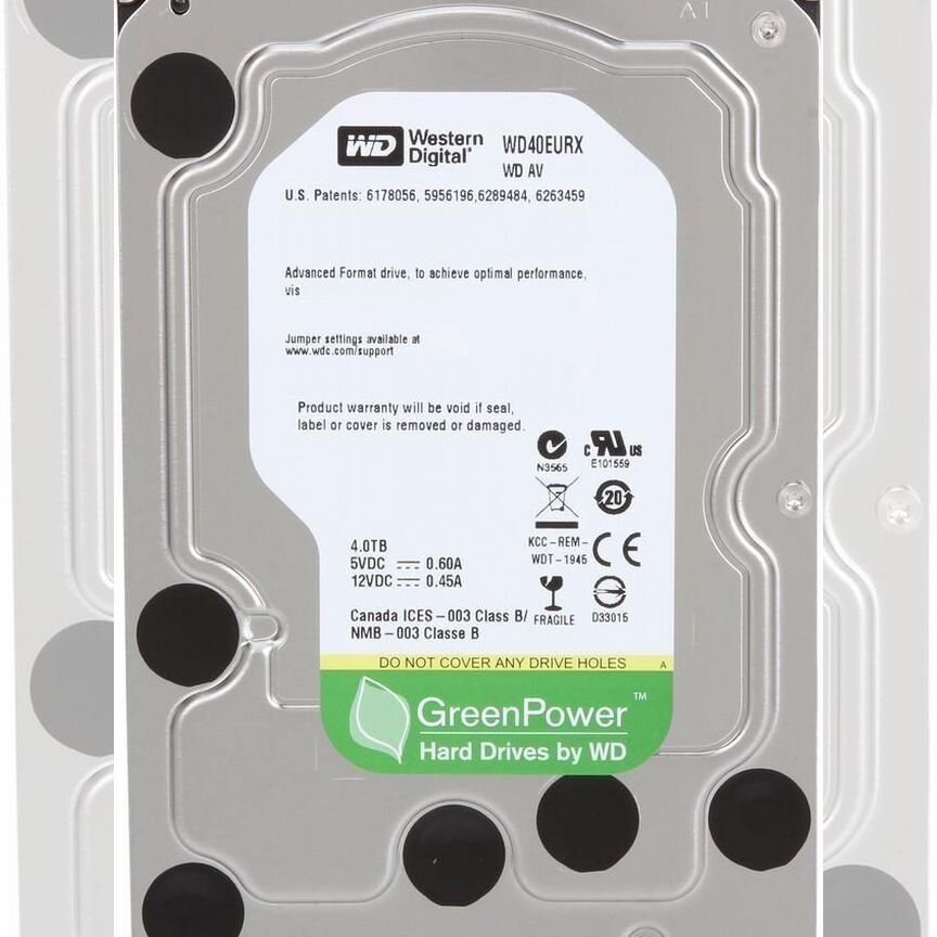 [WD40EURX] Жесткий Диск Western Digital 4tb Sata Wd40eurx