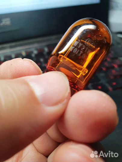 Лампа (12V) WY21W (б/ц) оранжевая