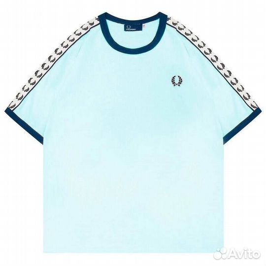 Футболка Fred Perry голубая
