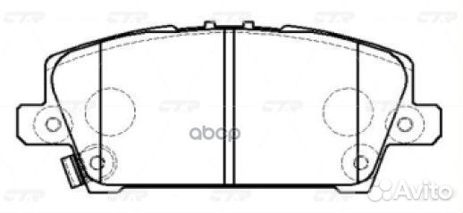 Колодки GK0388 CTR