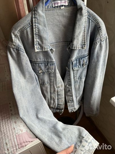 Джинсовая куртка женская 42 44
