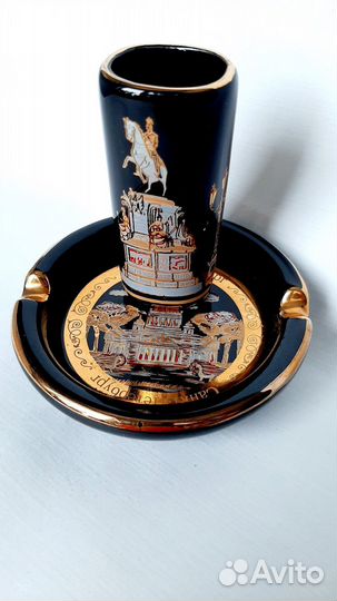 Пепельница и подставка для зажигалки