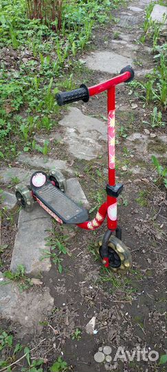 Самокат детский трехколесный бу