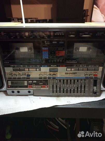 Кассетный магнитофон sharp gf 800