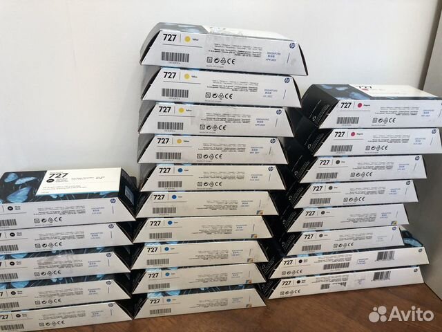 Оригинальные струйные картриджи HP 727