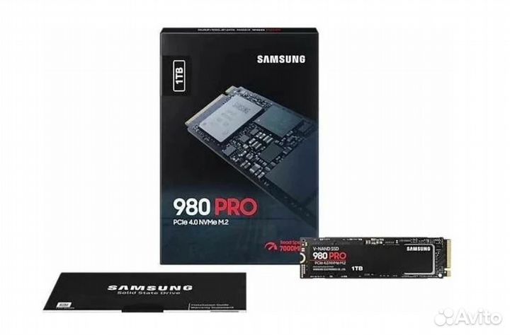 Твердотельный накопитель Samsung 980 PRO 1000 гб M.2 (MZ-V8P1T0BW)