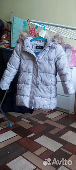 Куртка зимняя для девочки 98
