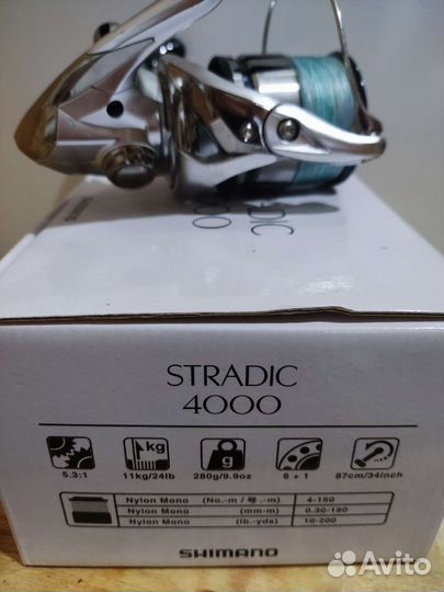 Катушка shimano stradic 19 4000