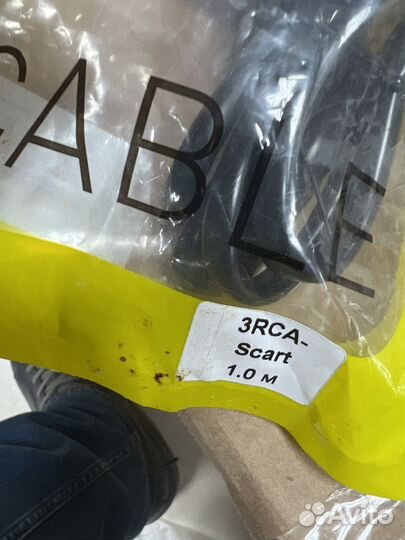 Кабель соединительный Scart -3 RCA