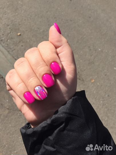 Маникюр с покрытием гель лак на дому