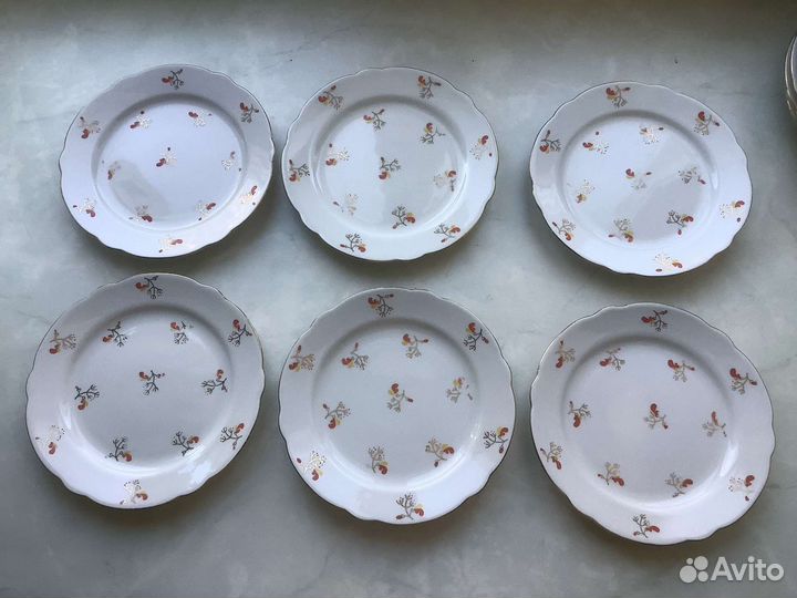 Тарелки лфз. Коралловый горошек