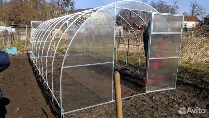 Усиленная Теплица поликарбонат 6м,рассрочка,кредит