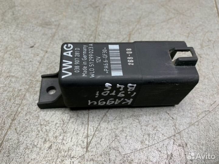 Реле свечей накала Volkswagen Caddy 3 1.9 BLS 2008