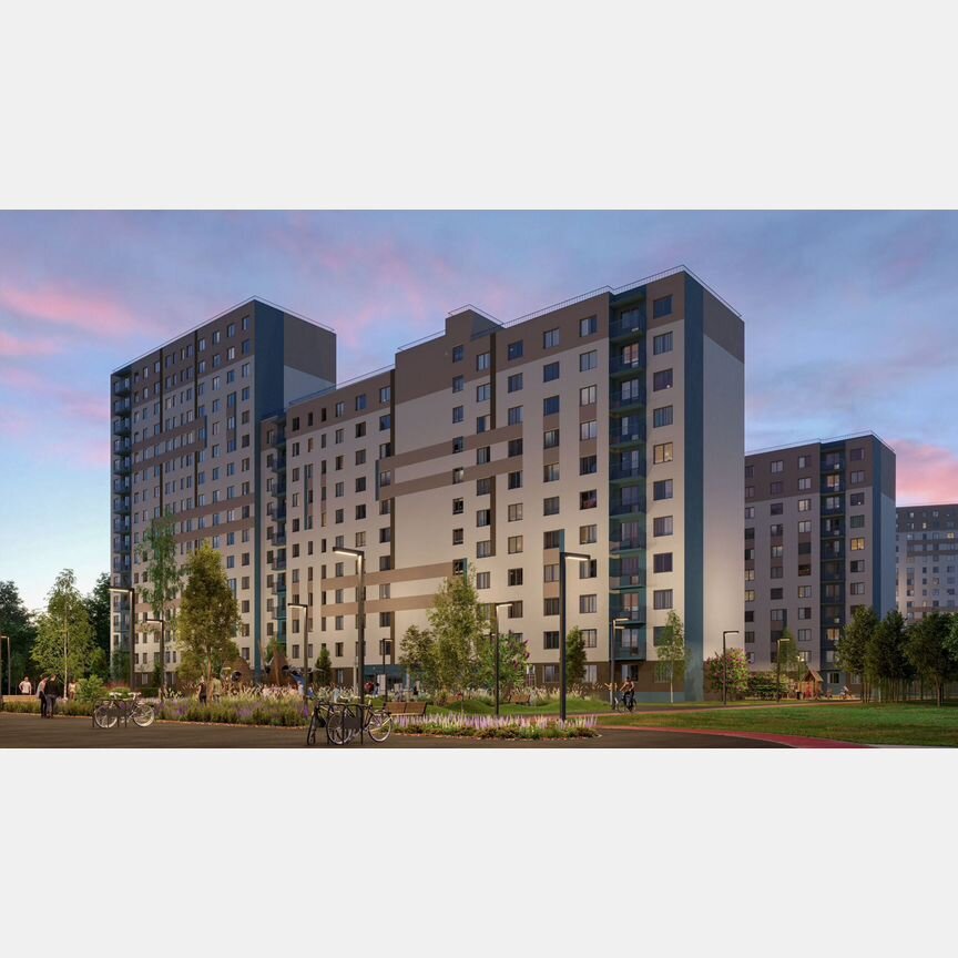 Квартира-студия, 23,3 м², 5/16 эт.