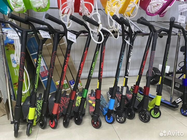Самокат, новые - огромный выбор
