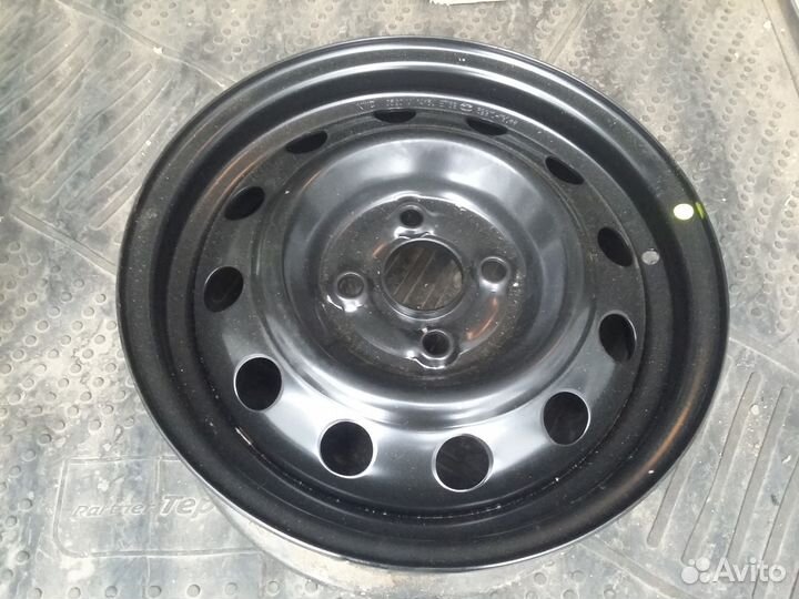 Оригинальные штампованные диски R14 Kia Rio II