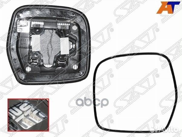 Полотно зеркала toyota land cruiser 100 98-07 LH