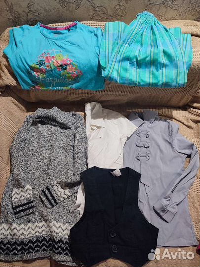 Вещи на девочку 4-6 лет, 7 лет, 11-12 лет
