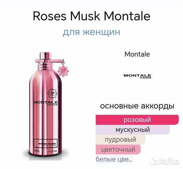 Духи тестер Montale Roses Musk 65 мл