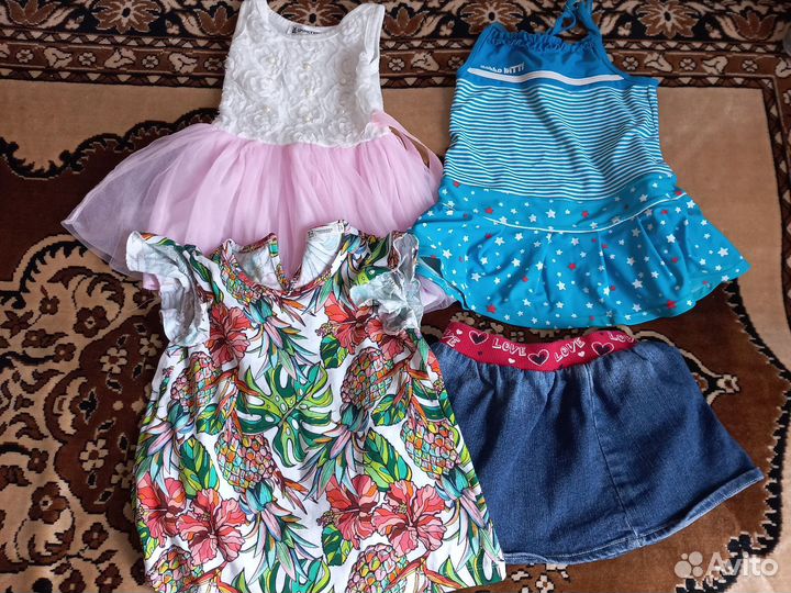Детские вещи пакетом на девочку 98 104