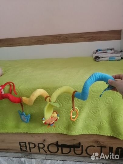 Мягкий мобильный на коляску, кроватку