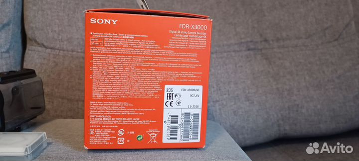 Экшн камера sony fdr x3000