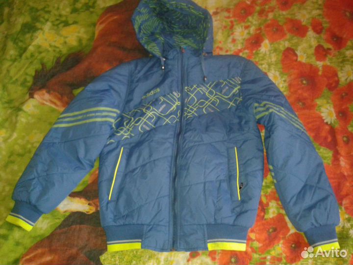 Пуховик детский для мальчика с капюшоном