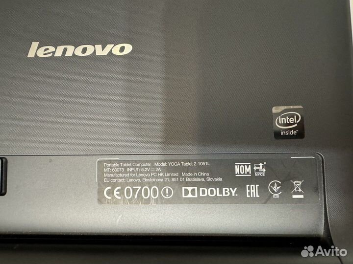 Lenovo yoga tablet 2-1051L