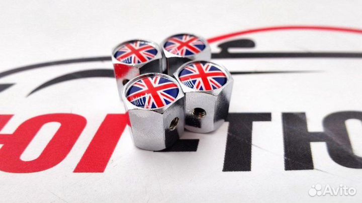 Колпачки на ниппель British flag с анти кражей