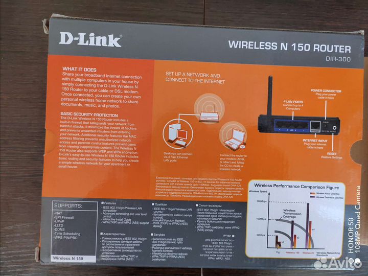 Wifi роутер D-Link wireless n150 router
