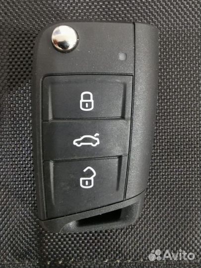 Оригинальный ключ на Skoda Octavia и Rapid